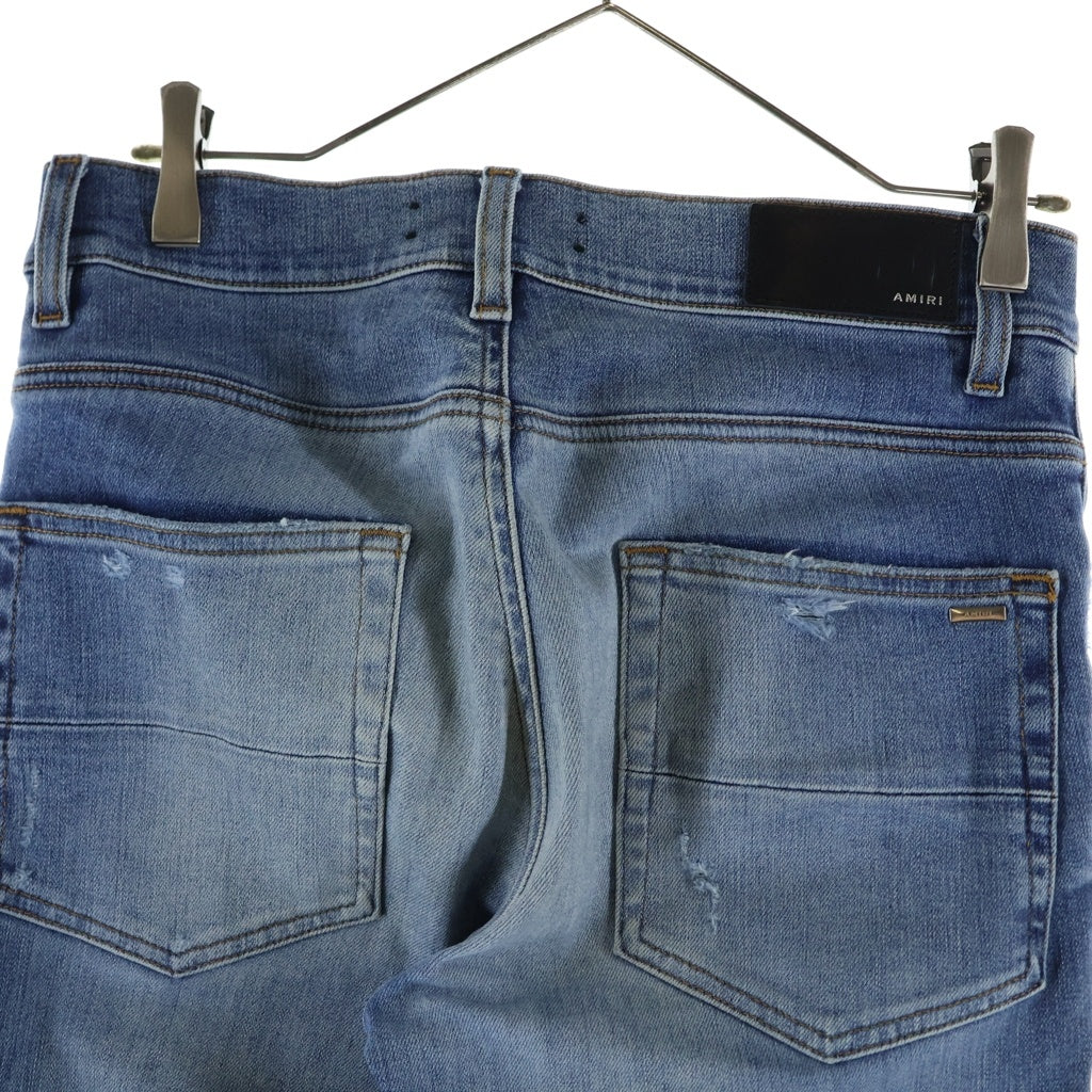 AMIRI(アミリ) ダメージ加工 ストレッチ スリムスキニー デニムパンツ ジーンズ インディゴ
