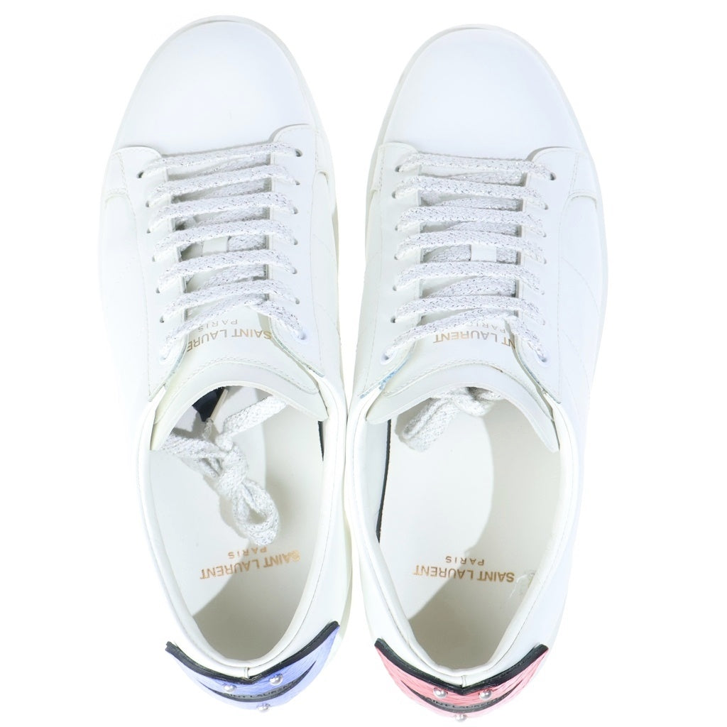SAINT LAURENT PARIS(サンローランパリ) リップパール ローカットスニーカー スニーカー ホワイト