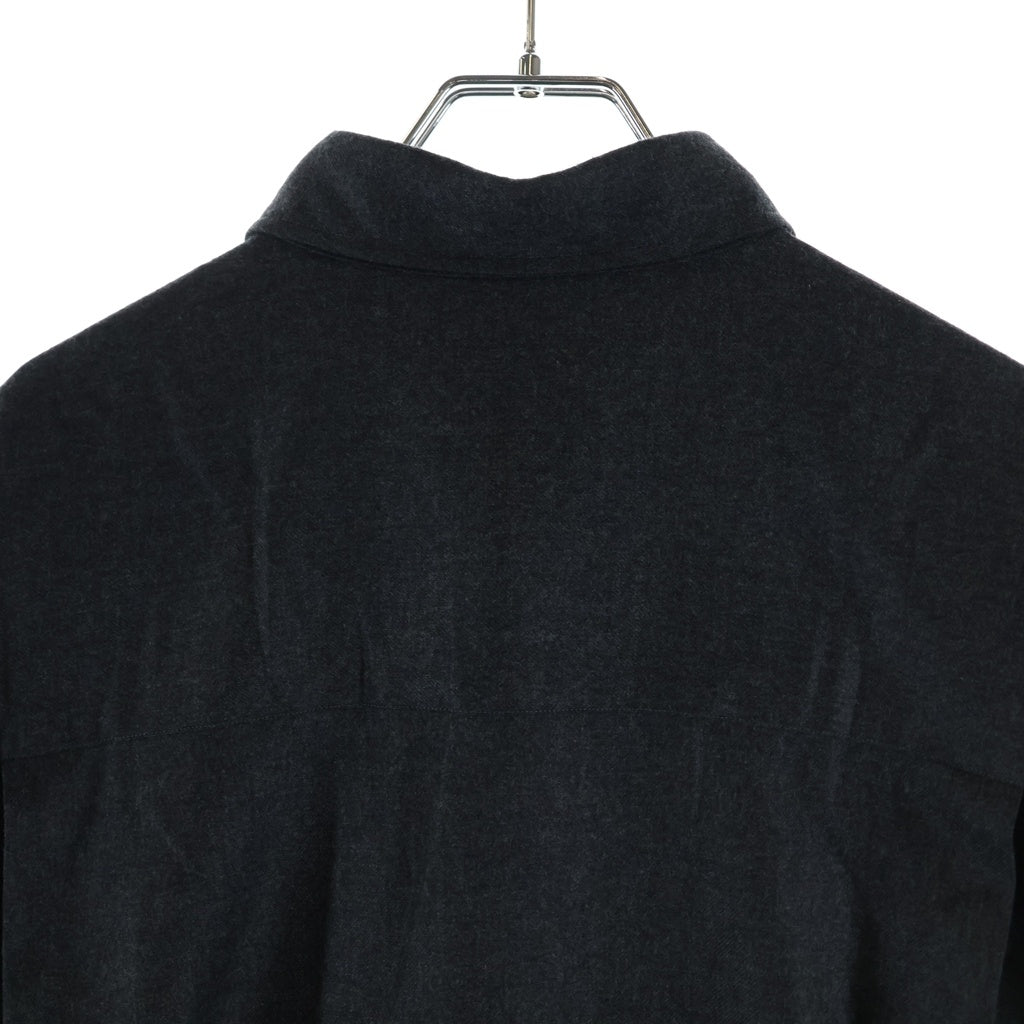 AURALEE(オーラリー) SUPER LIGHT WOOL SHIRT スーパーライトウールシャツ グレー