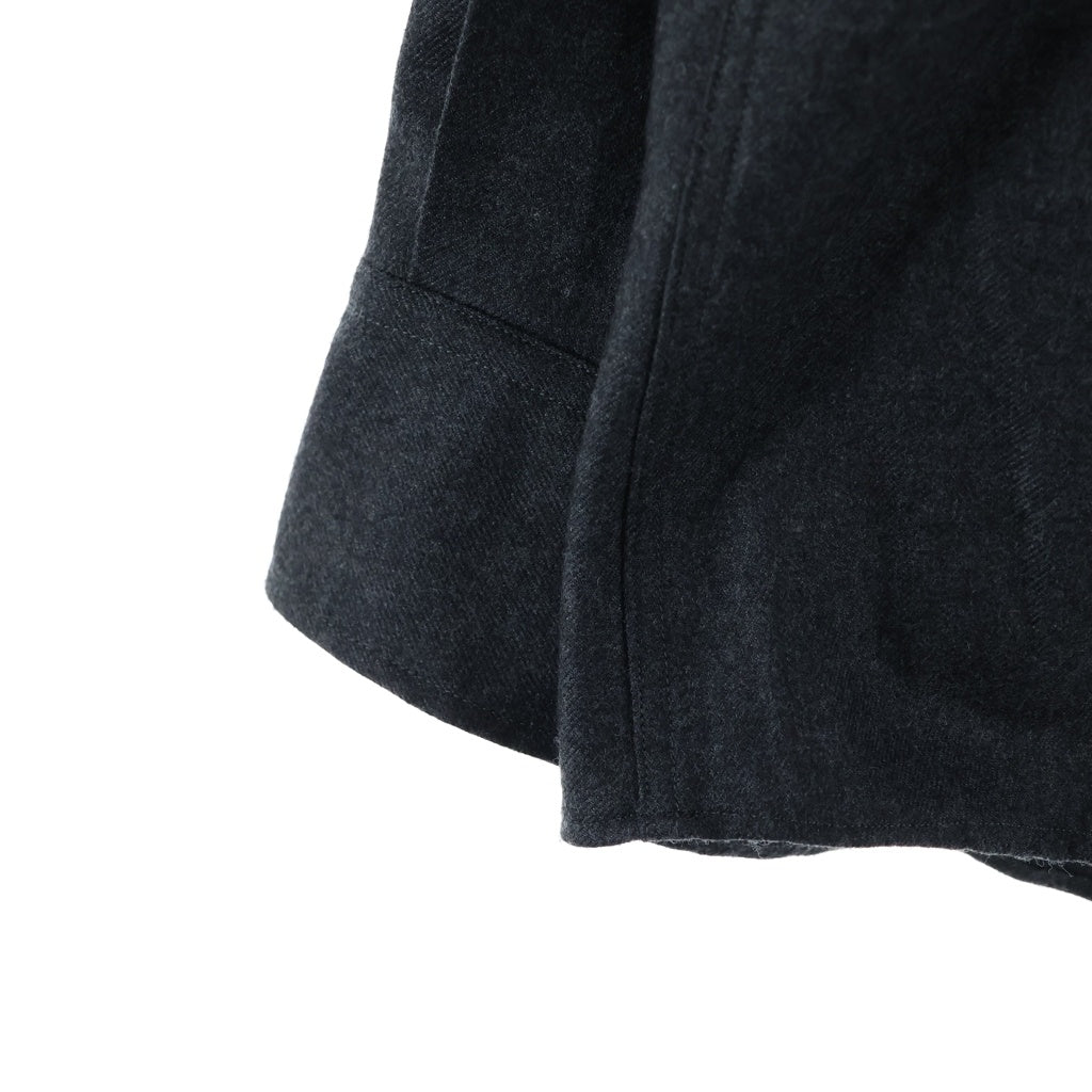AURALEE(オーラリー) SUPER LIGHT WOOL SHIRT スーパーライトウールシャツ グレー