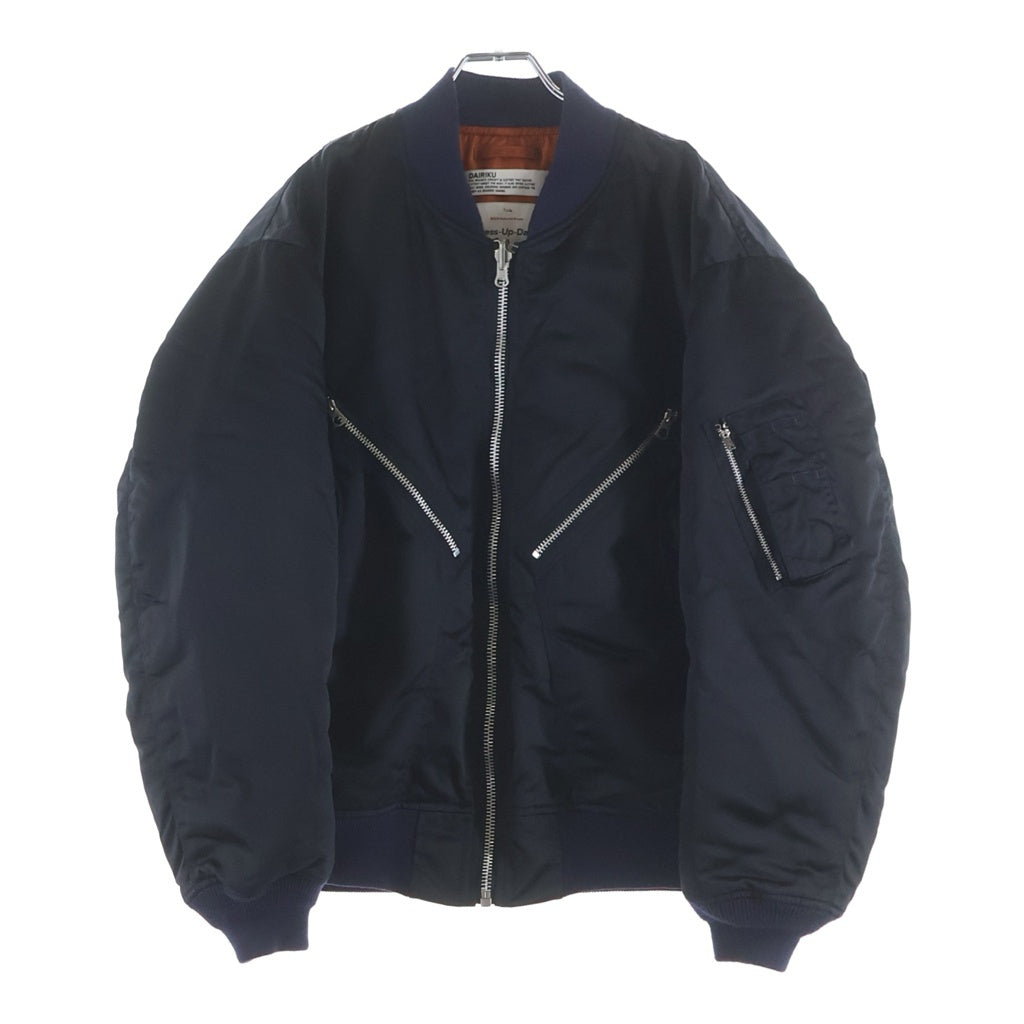 DAIRIKU(ダイリク) 23AW TWRRI FLIGHT JACKET テリーフライトジャケット MA-1 ブルゾン ブラック