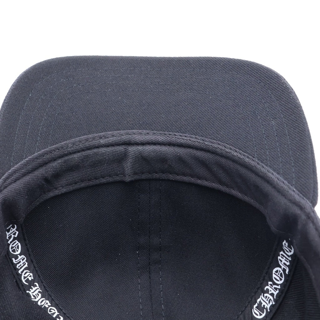 CHROME HEARTS(クロムハーツ) TRACKER CAP ホースシュー刺繍 クロスボール付き トラッカーキャップ ブラック