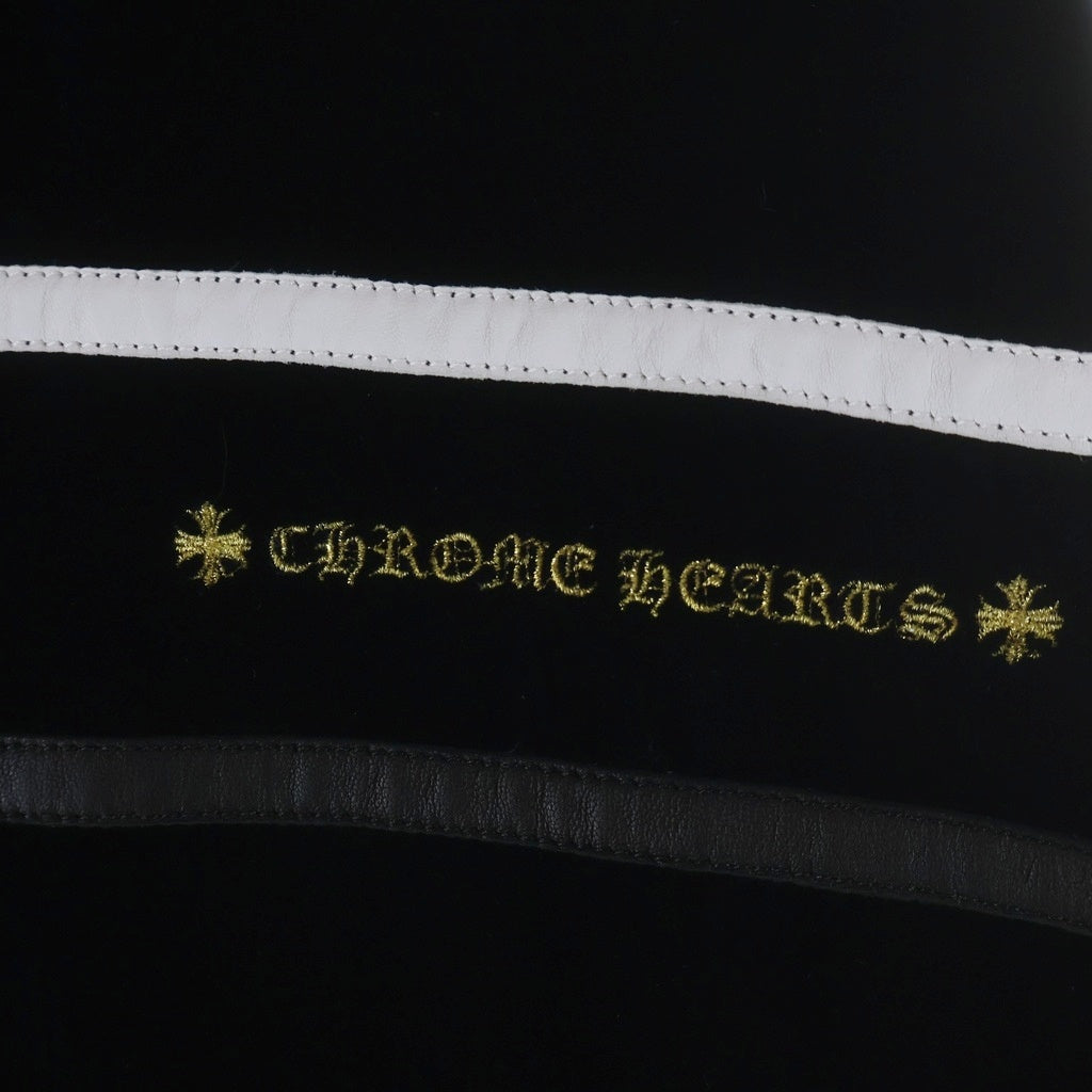 CHROME HEARTS(クロムハーツ) VELVET TRACK JACKET ロゴ刺繍 ベロア