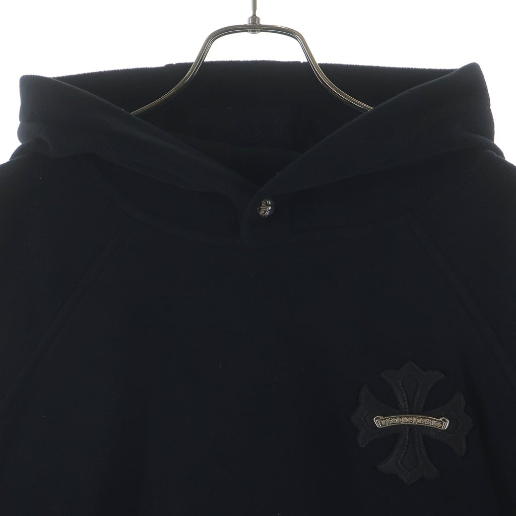 CHROME HEARTS(クロムハーツ) Y NOT DETENTION ワイノット CHプラスパッチ フリースフーディー パーカー ブラック