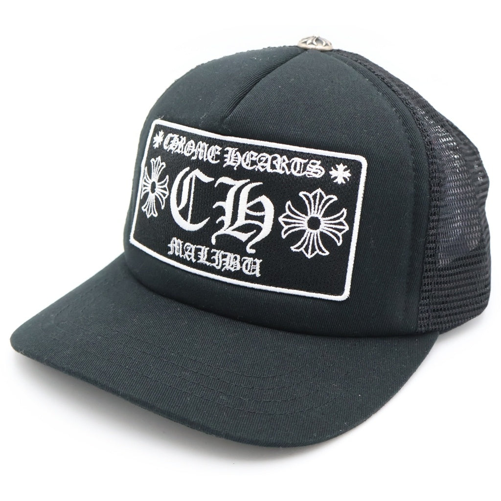 CHROME HEARTS(クロムハーツ) CH PATCH マリブ限定CHパッチ トラッカーメッシュキャップ ブラック