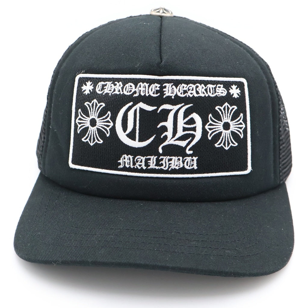 CHROME HEARTS(クロムハーツ) CH PATCH マリブ限定CHパッチ トラッカーメッシュキャップ ブラック