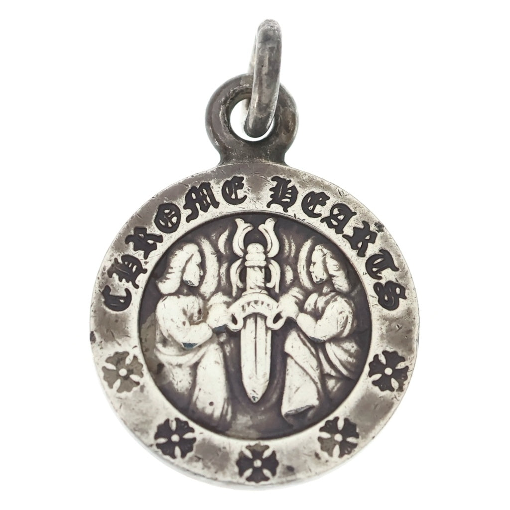 CHROME HEARTS(クロムハーツ) CHRM ANGL MDL V2 エンジェルメダルチャーム ペンダントトップ シルバーBCA229