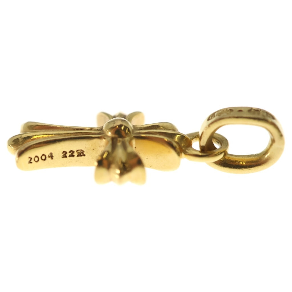 CHROME HEARTS(クロムハーツ) 22K CRS BBYFAT P/DIA ベイビーファットクロス PAVEダイヤ ペンダントトップ ゴールド BCA035