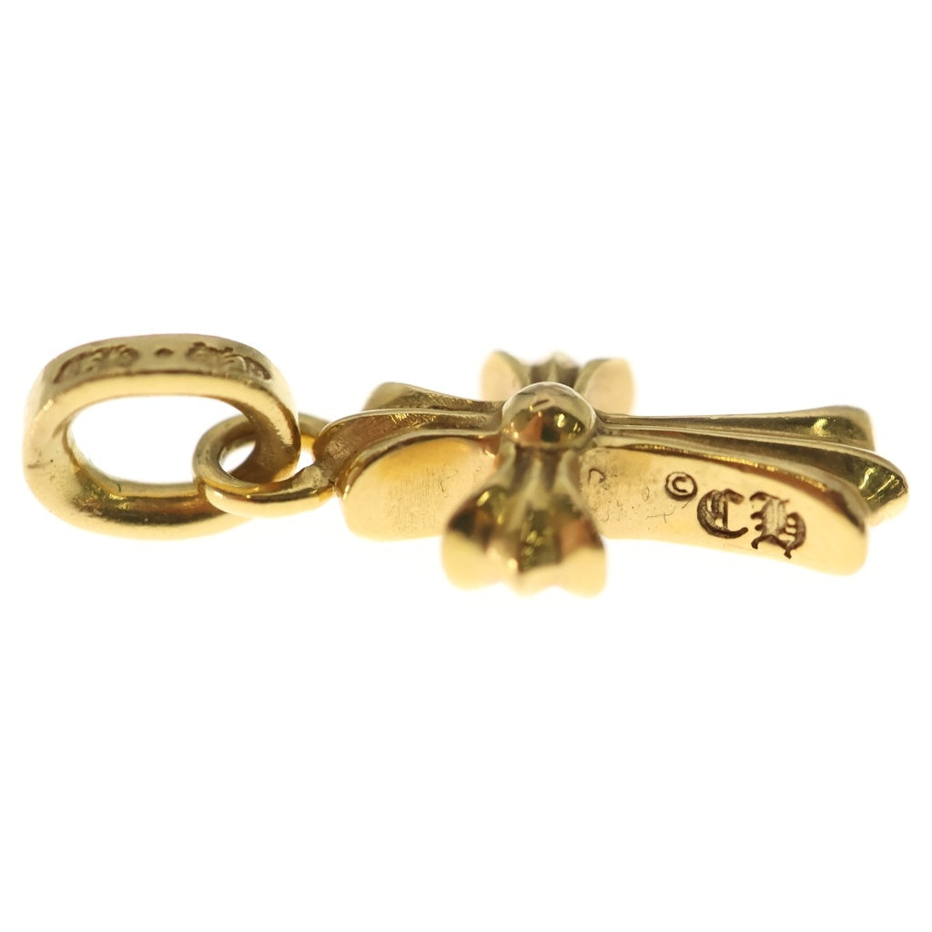 CHROME HEARTS(クロムハーツ) 22K CRS BBYFAT P/DIA ベイビーファットクロス PAVEダイヤ ペンダントトップ ゴールド BCA035