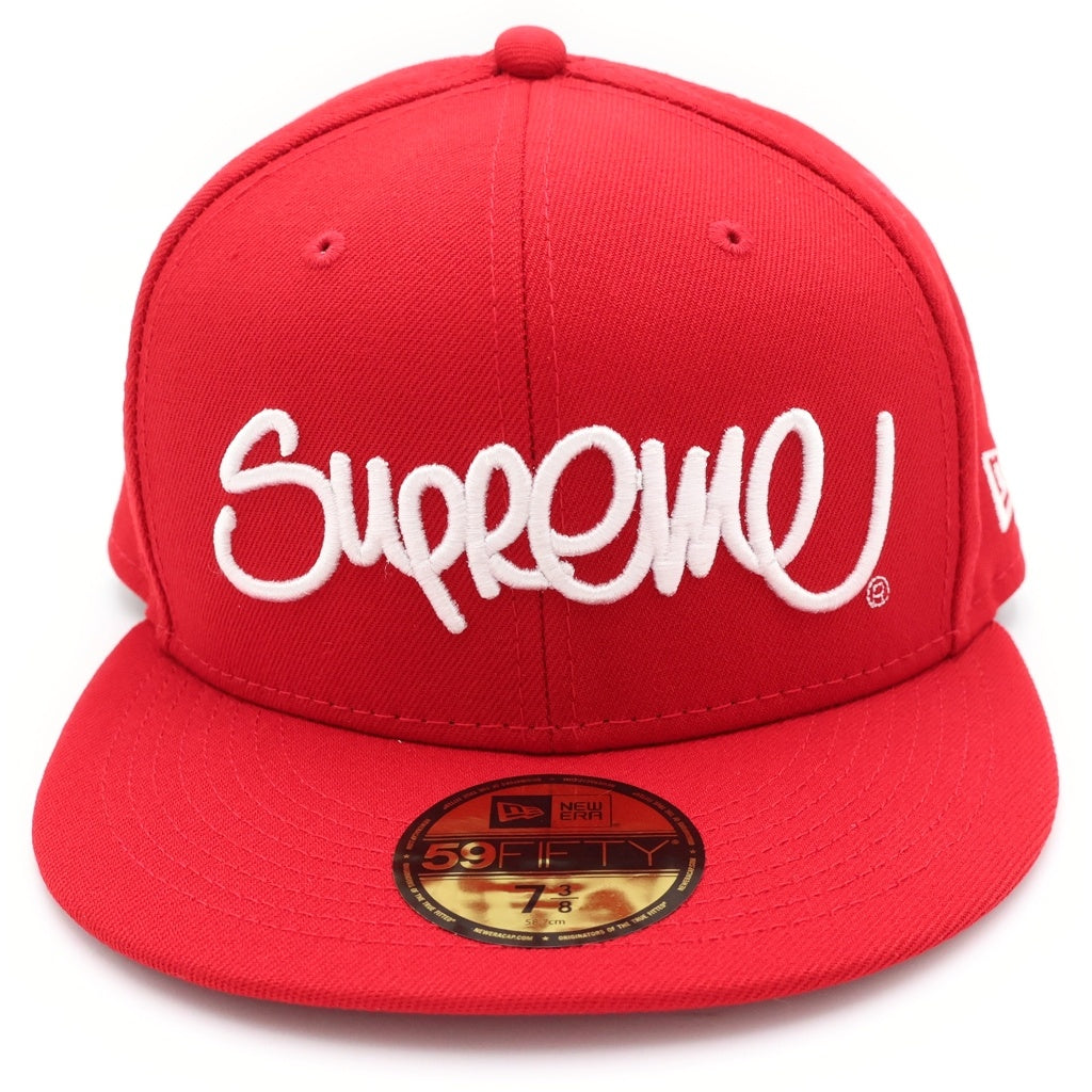 SUPREME(シュプリーム) 22SS Handstyle New Era ニューエラ ハンドスタイルロゴ キャップ レッド