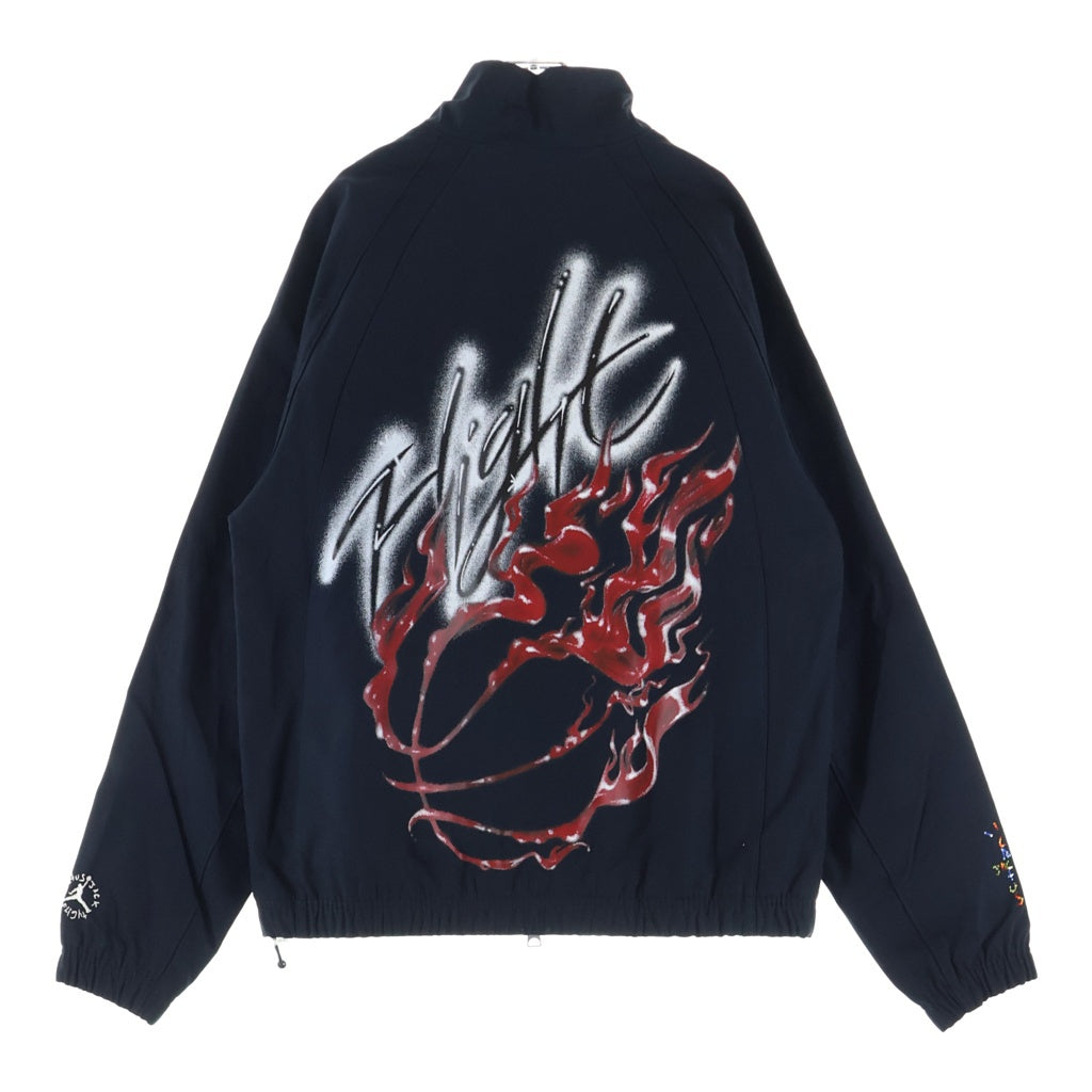 NIKE(ナイキ) ×Travis Scott JORDAN BRAND Woven Jacket トラヴィススコット カクタスジャック ジップアップジャケット DO4095-010 ブラック