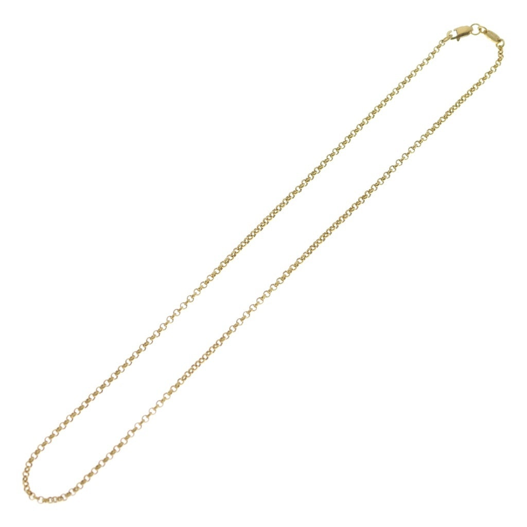 CHROME HEARTS(クロムハーツ) OLD 22K NECKCHAIN R16 オールド ロールチェーンネックレス 16inch ゴールド
