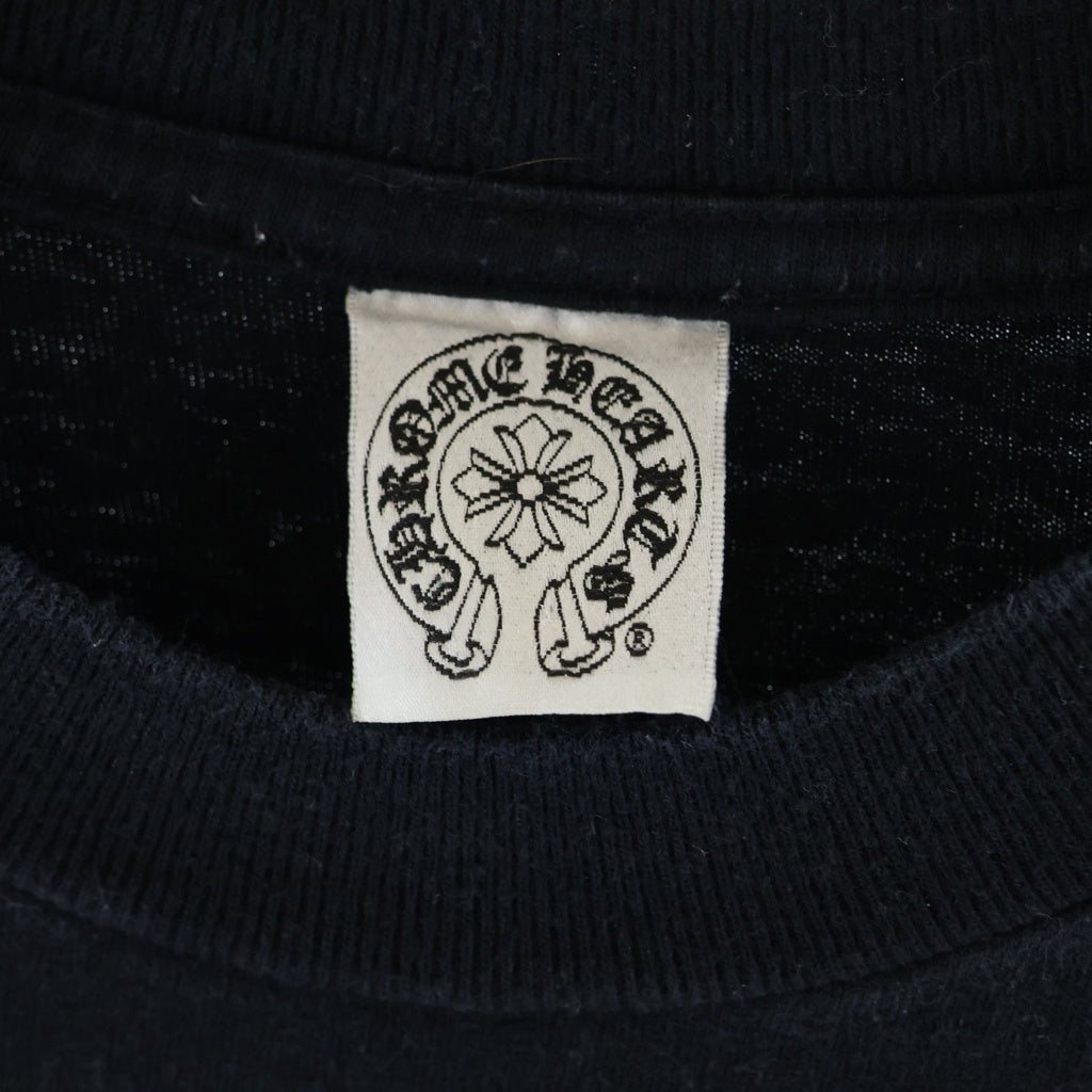 CHROME HEARTS(クロムハーツ) ×KYOSUKE HIMURO OLD 21st CENTURY BOOWYS VS HIMURO S/S TEE ×氷室京介 オールド ボウイVSヒムロ プリント クルーネック半袖Tシャツカットソー ブラック