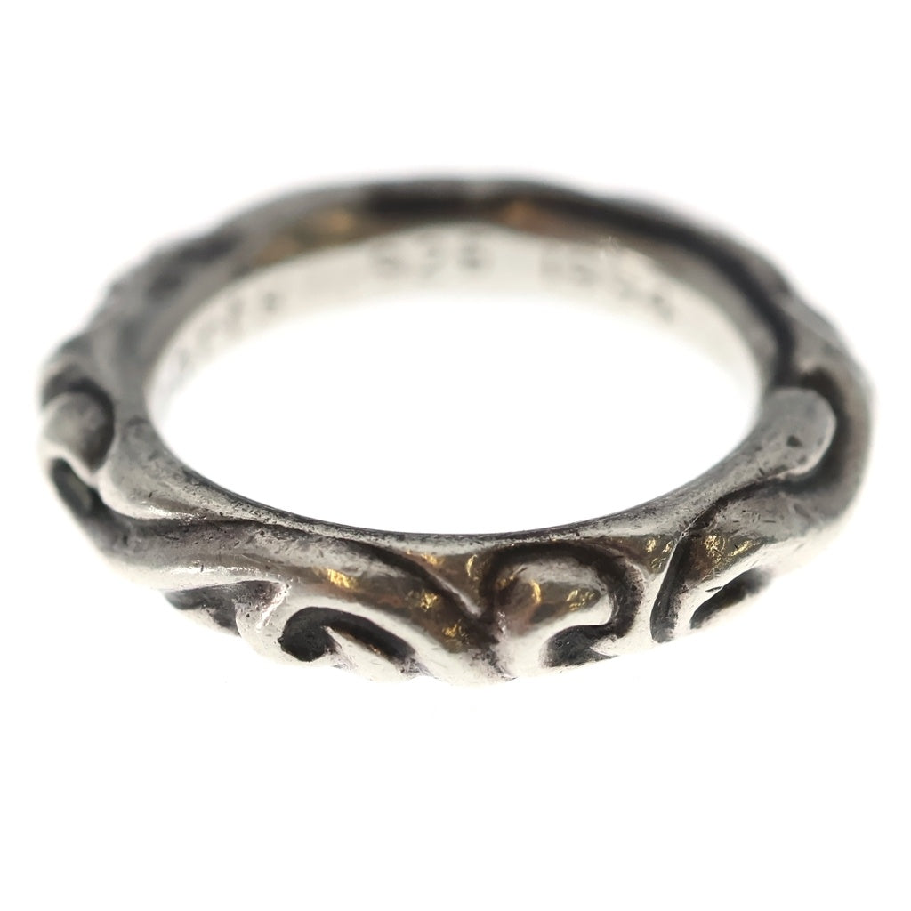 CHROME HEARTS(クロムハーツ) SCRL BAND スクロールバンド リング シルバー BCA351