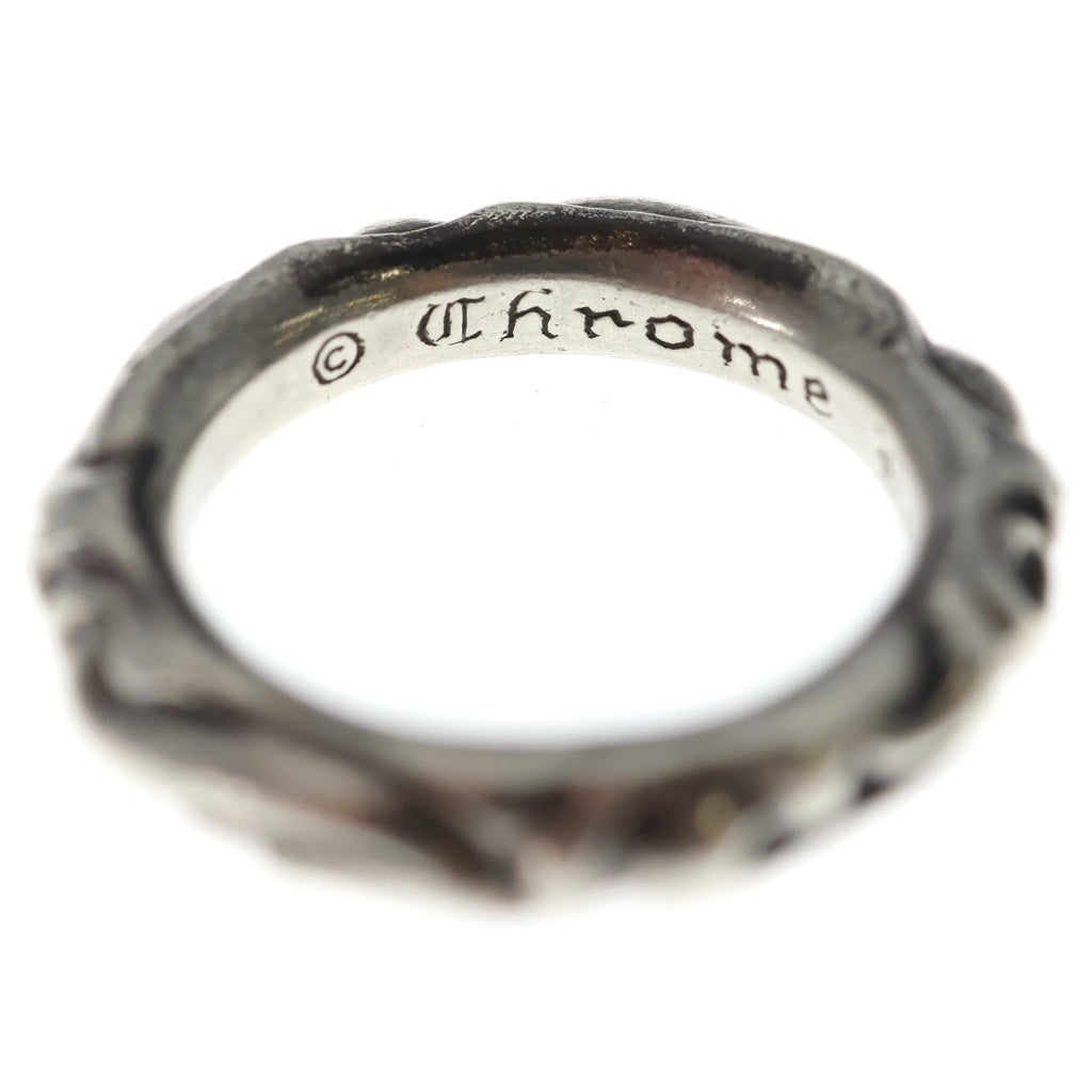 CHROME HEARTS(クロムハーツ) SCRL BAND スクロールバンド リング シルバー BCA351