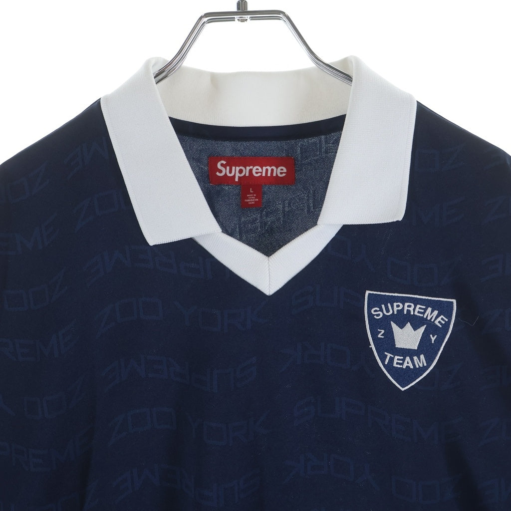 SUPREME(シュプリーム) 25SS Zoo York Soccer Jersey ズーヨーク サッカージャージ 半袖ポロシャツ ネイビー