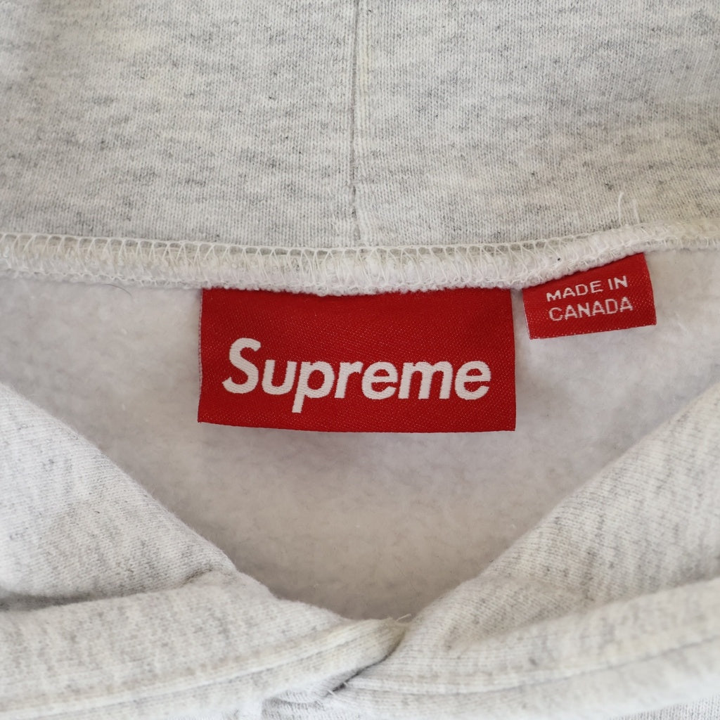 SUPREME(シュプリーム) 24SS Small Box Hooded Sweatshirt スモールボックスロゴ フーデッドスウェットシャツ パーカー グレー