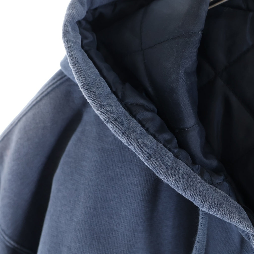 SUPREME(シュプリーム) 24AW ×Dickies Quilted Lined Zip Up Hooded Sweatshirt ディッキーズ キルトラインジップアップフーデッドスウェットシャツ ジップパーカー ネイビー