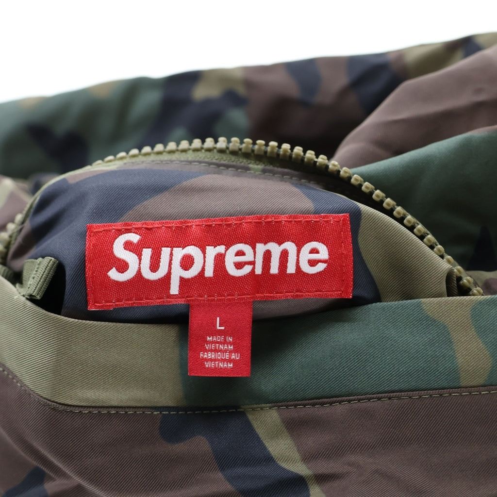 SUPREME(シュプリーム) 25AW Polartec Reversible Track Jacket ポーラテック リバーシブル ウッドランドカモ ジャケット カーキ