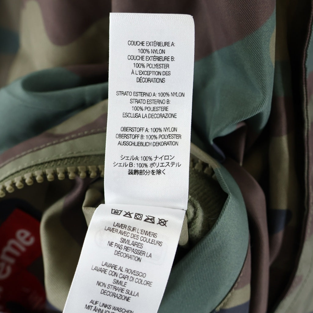 SUPREME(シュプリーム) 25AW Polartec Reversible Track Jacket ポーラテック リバーシブル ウッドランドカモ ジャケット カーキ