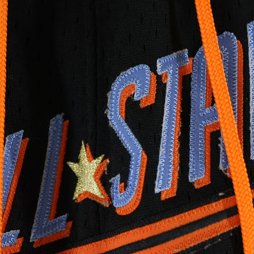 JUSTDON(ジャストドン) NBA Hardwood Classics All-Star Shorts NBA ハードウッドクラシックオールスターショーツ ブラック/オレンジ SHORM020276-ASG