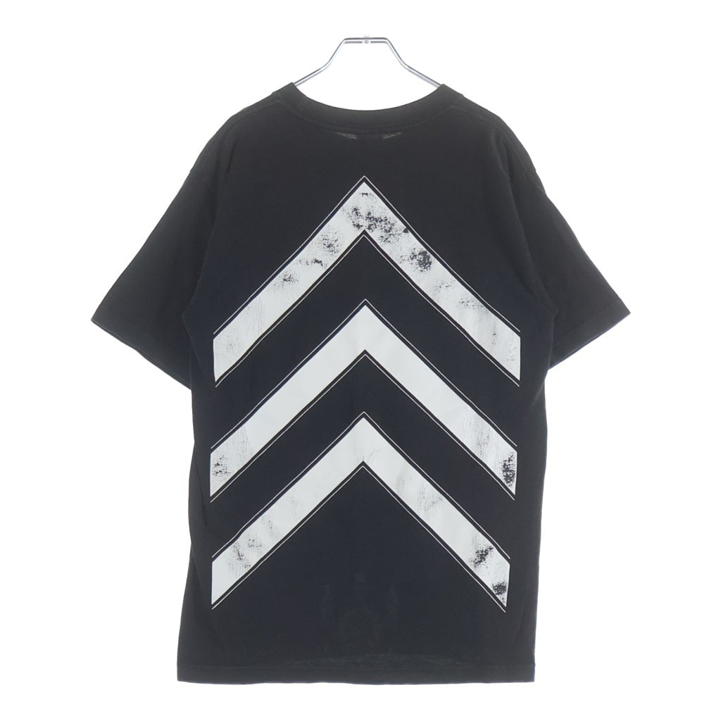 CHROME HEARTS(クロムハーツ) FOTI TEE フォティ スカルプリント クルーネック ポケット 半袖Tシャツ カットソー ブラック