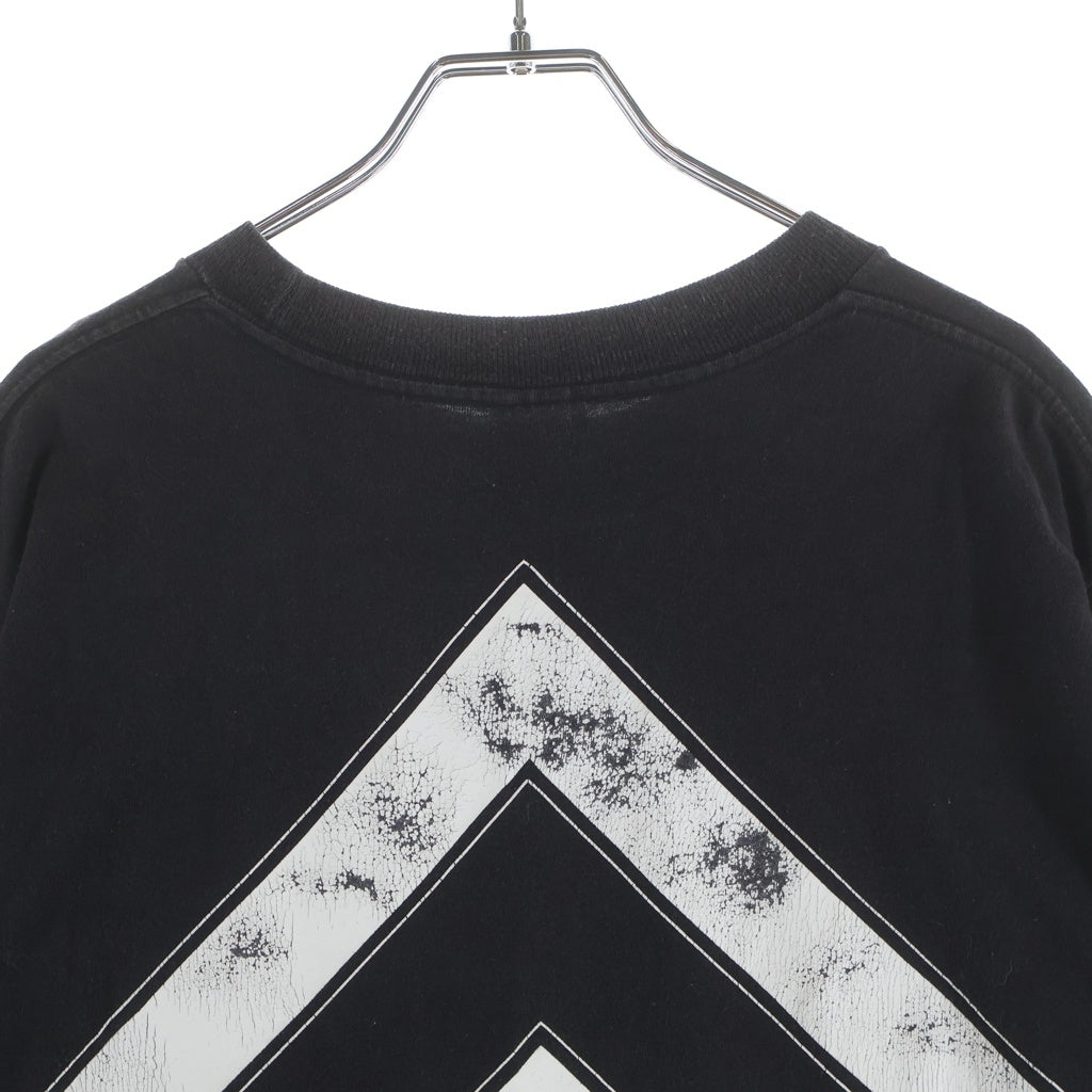 CHROME HEARTS(クロムハーツ) FOTI TEE フォティ スカルプリント クルーネック ポケット 半袖Tシャツ カットソー ブラック