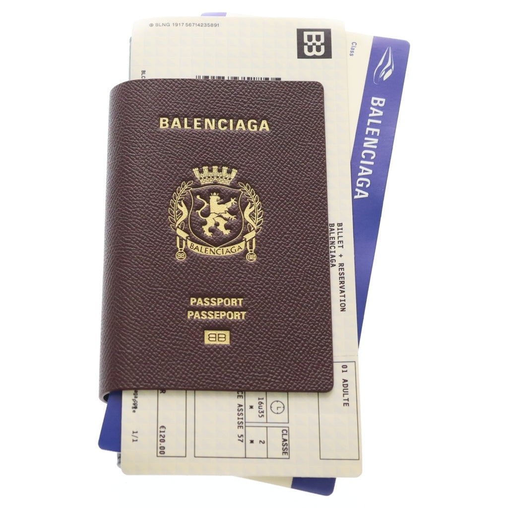 BALENCIAGA(バレンシアガ) PASSPORT LONG WALLET パスポートロングウォレット 財布 レッド/ブラック