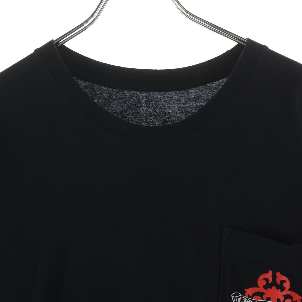 CHROME HEARTS(クロムハーツ) VINE DGR S/S TEE ヴァインダガー ポケット半袖Tシャツ ブラック