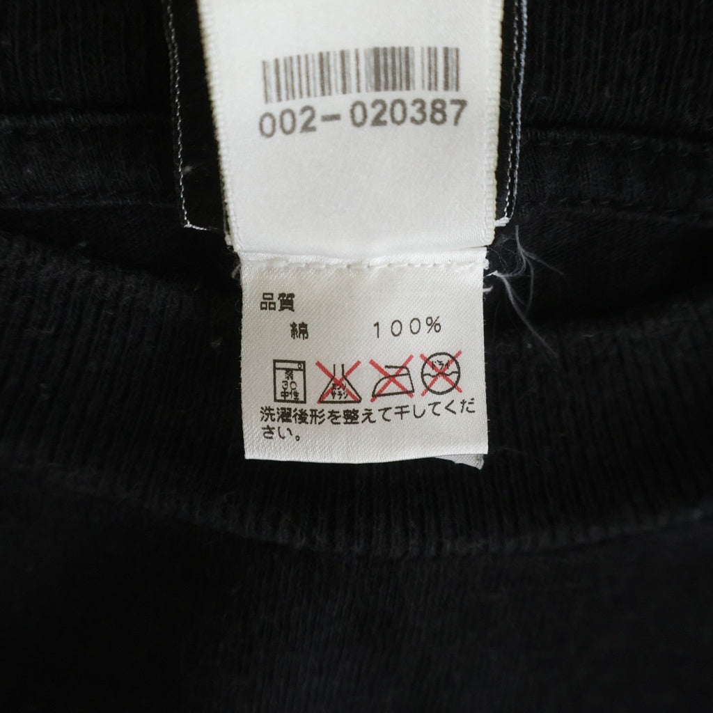 CHROME HEARTS(クロムハーツ) SCROLL LABEL T-SHIRT スクロールラベルプリント クルーネックポケット半袖Tシャツ ブラック