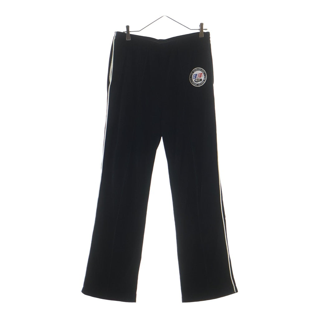 SAINT MICHAEL(セントマイケル) 25SS ×LASTMAN TRACK PANTS VELOUR ベロアトラックパンツ SM-HR8-0000-C35 ブラック