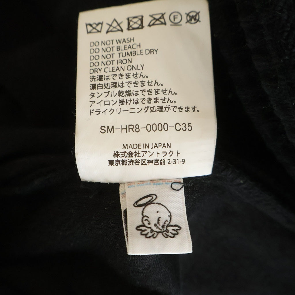 SAINT MICHAEL(セントマイケル) 25SS ×LASTMAN TRACK PANTS VELOUR ベロアトラックパンツ SM-HR8-0000-C35 ブラック