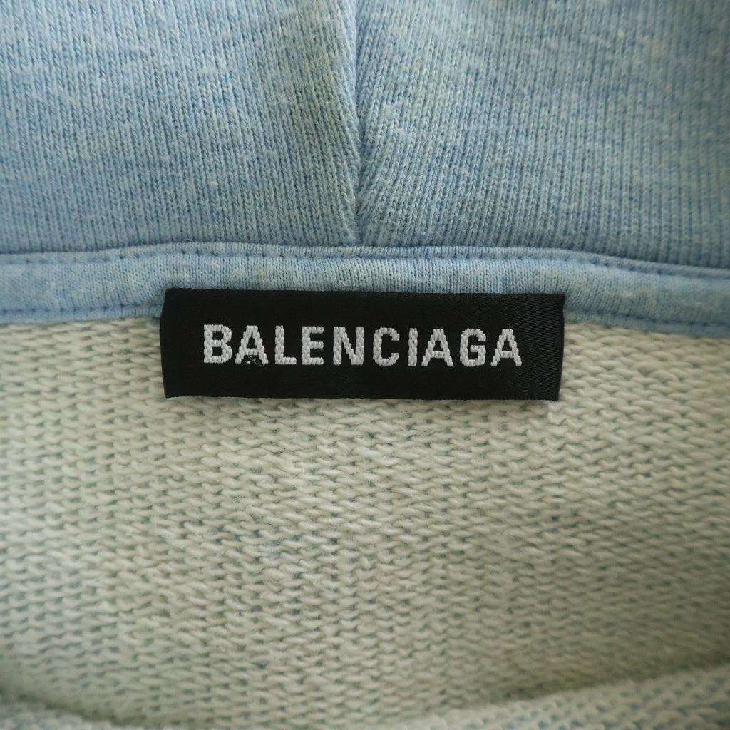 BALENCIAGA(バレンシアガ) BBロゴプリントプルオーバーパーカー 570811