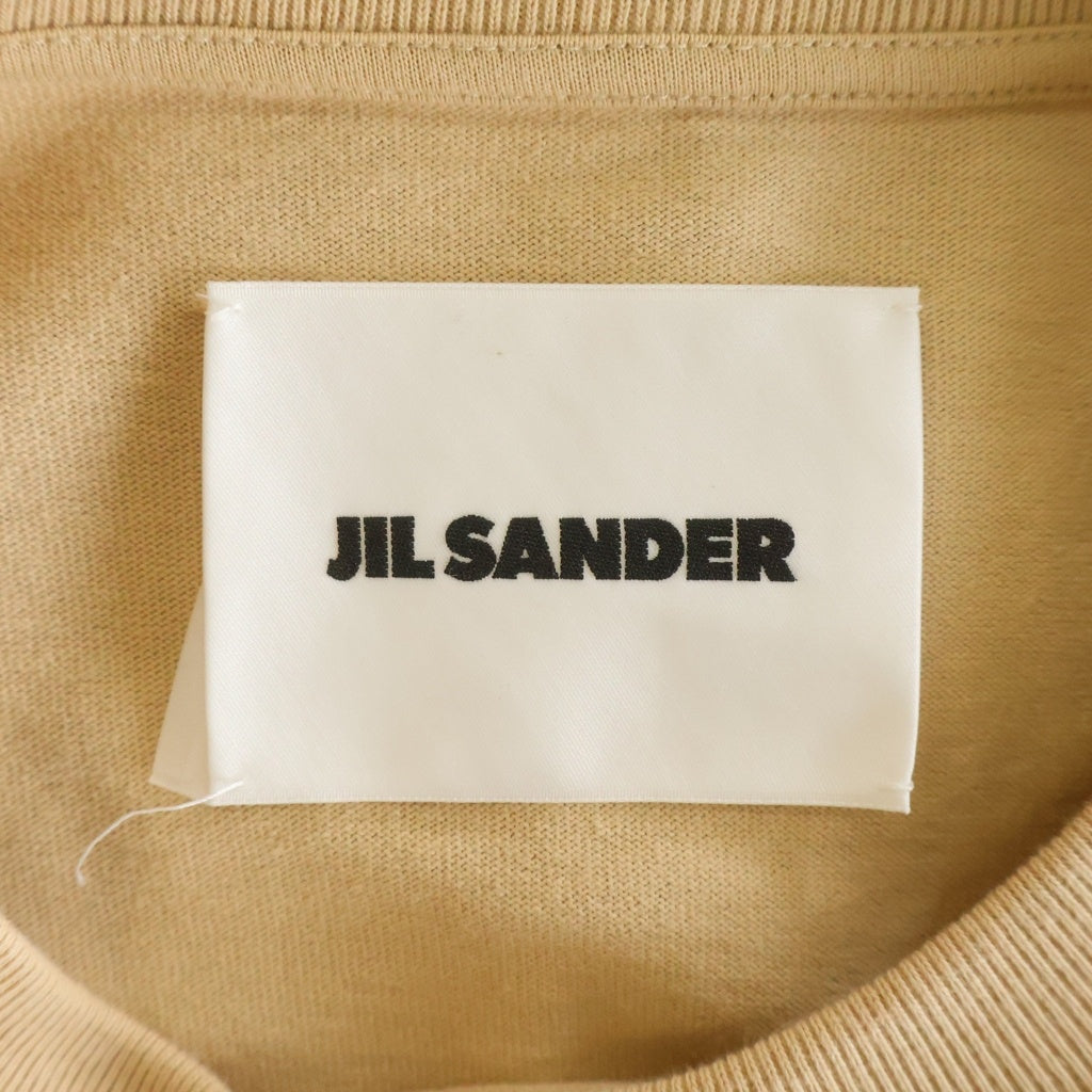 JIL SANDER(ジルサンダー) ロゴプリントロングスリーブカットソー 長袖Tシャツ J02GC0107 J20215 ベージュ