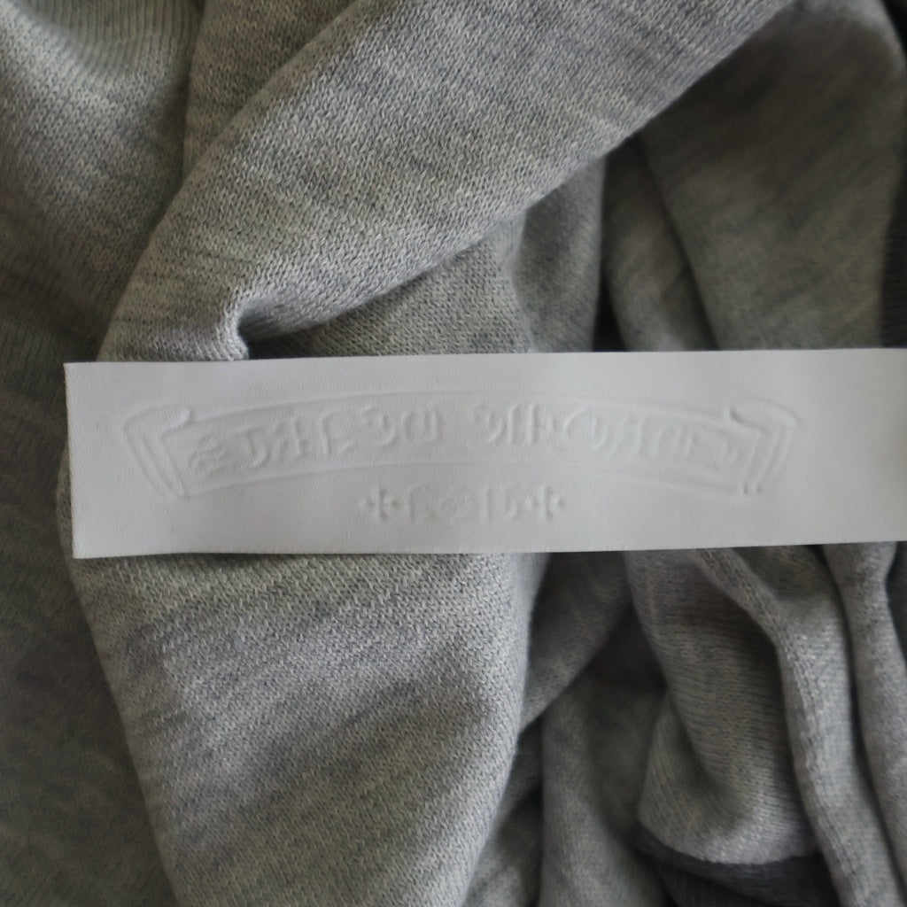 CHROME HEARTS(クロムハーツ) 26SS 3CROSS PATCH CH刺繍 ラグランロングスリーブ Tシャツ グレー