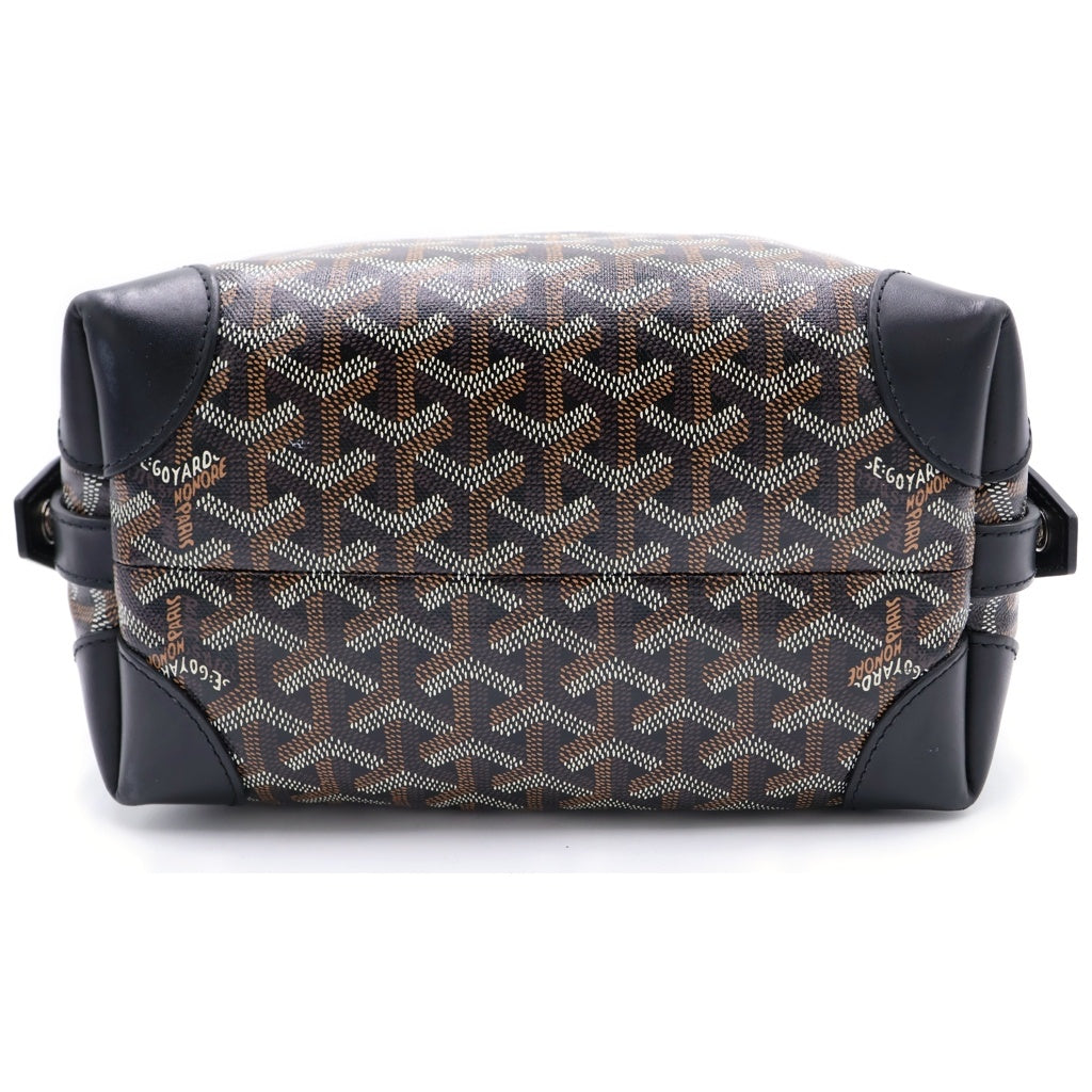 GOYARD(ゴヤール) BOWLING25 ボーリング25 PVCセカンドバック ポーチ ブラック レディース