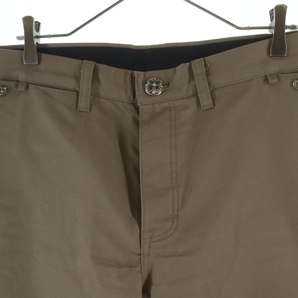 CHROME HEARTS(クロムハーツ) CHINOS レザー切替ボタンフライチノ