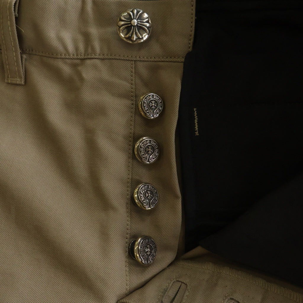 CHROME HEARTS(クロムハーツ) CHINOS レザー切替ボタンフライチノ