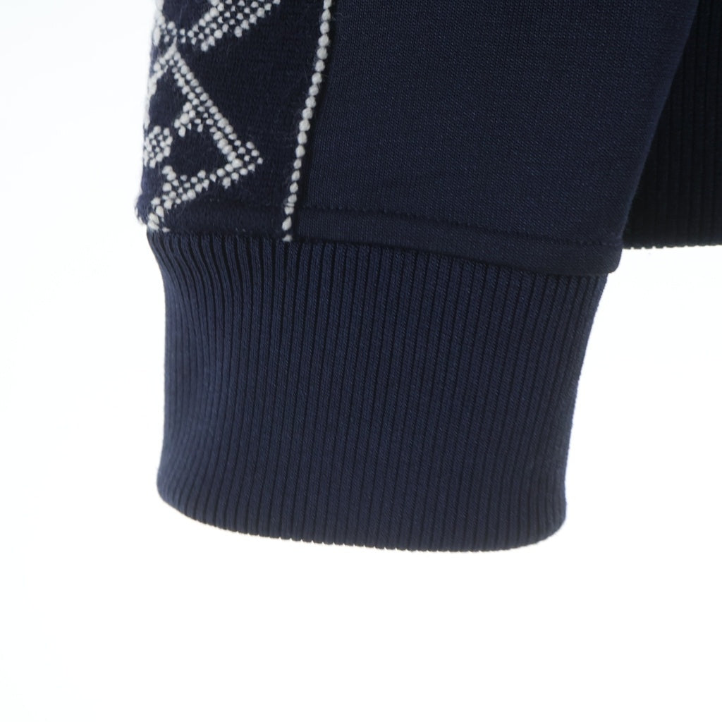 LOUIS VUITTON(ルイヴィトン) 24SS LVロゴ刺繍 フラワーバンドトラックトップ ジップアップジャケット ネイビー RM241MQ ZSC HQY45W