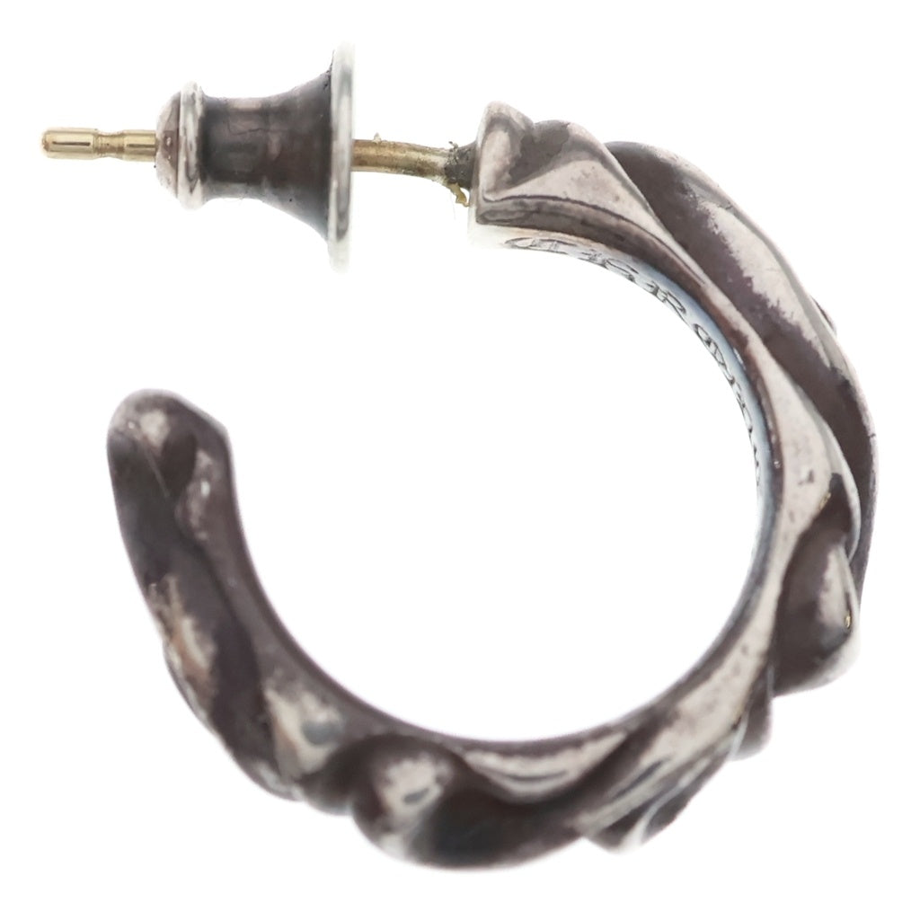 CHROME HEARTS スクロール フープピアス シルバー クロムハーツ CHROME HEARTS(クロムハーツ) HOOP SCROOL スクロール フープピアス