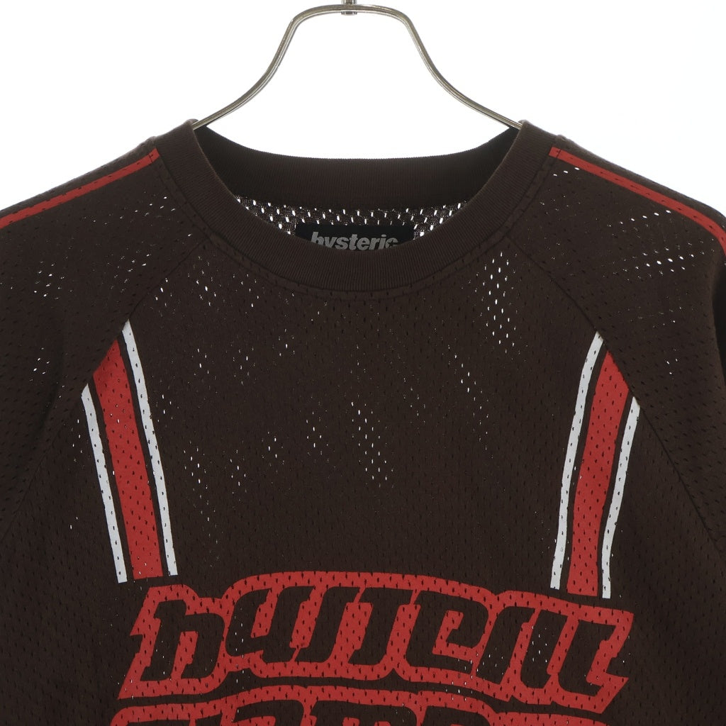 SUPREME(シュプリーム) 24AW ×HYSTERIC GLAMOUR Mesh L/S Top ヒステリックグラマー メッシュロングスリーブトップ ブラウン