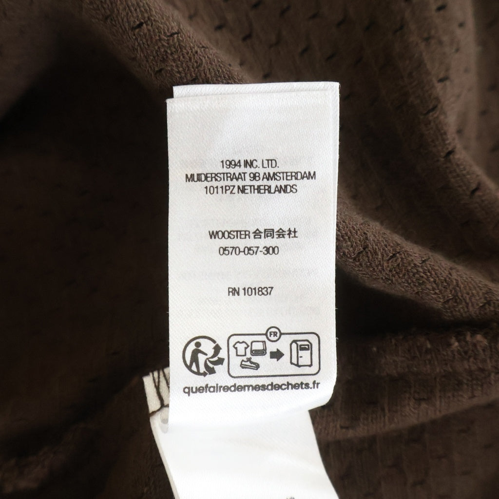 SUPREME(シュプリーム) 24AW ×HYSTERIC GLAMOUR Mesh L/S Top ヒステリックグラマー メッシュロングスリーブトップ ブラウン