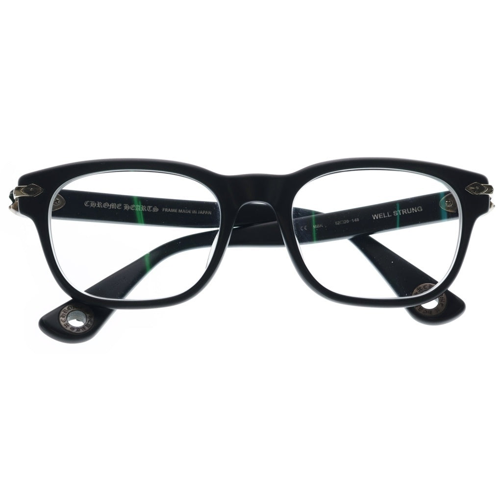 CHROME HEARTS(クロムハーツ) WELL STRUNG サイドCHプラス 眼鏡 メガネ アイウェア ブラック