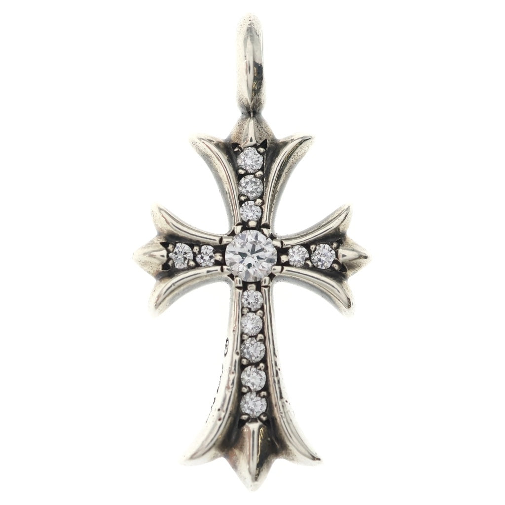 CHROME HEARTS(クロムハーツ) TNY CRSF P/DIA タイニーファットクロス PAVEダイヤ ペンダントトップ シルバー BCA323