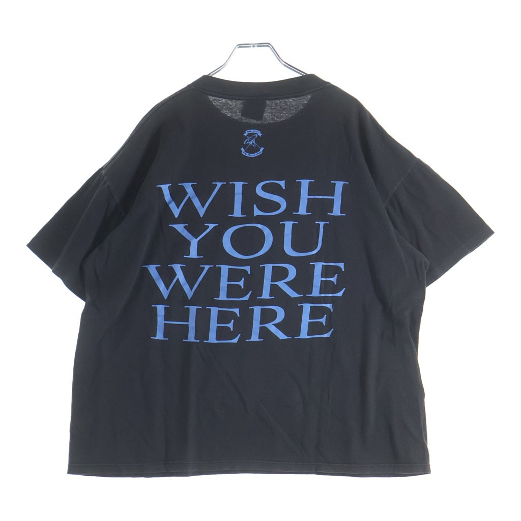 VINTAGE(ヴィンテージ) 90s PINKFLOYD WISH YOU WERE HERE ピンクフロイド 両面プリント 半袖Tシャツ カットソー ブラック