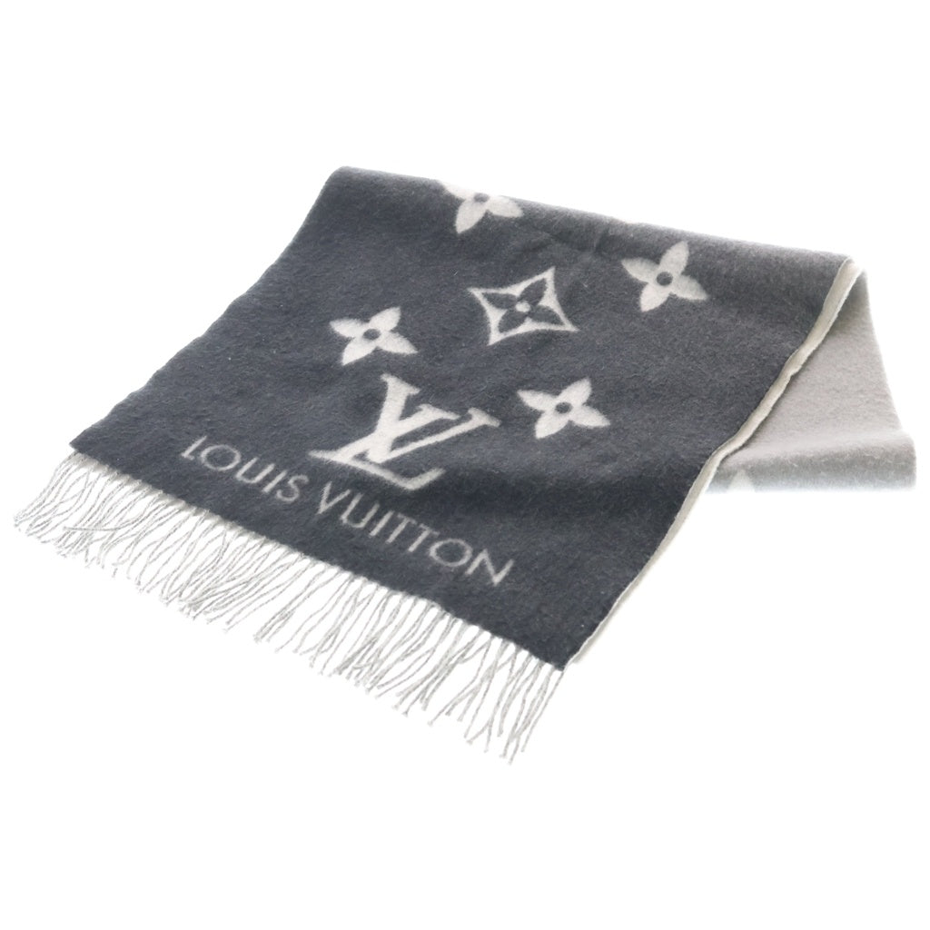 LOUIS VUITTON(ルイヴィトン) レイキャビック グラディエント マフラー M76336 グレー/ブラック レディース