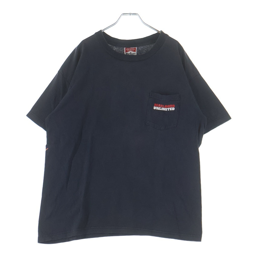 VINTAGE(ヴィンテージ) 00s Marlboro LIZARD マルボロ 半袖Tシャツカットソー ブラック