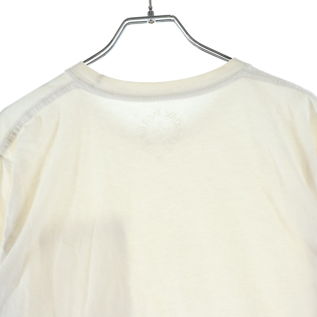 CHROME HEARTS(クロムハーツ) CH T-SHIRT ネックロゴ 半袖Tシャツ ホワイト