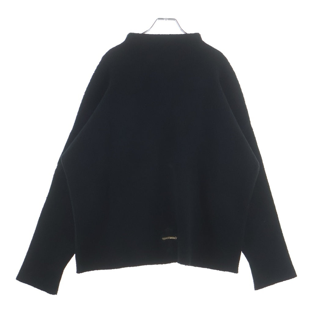 CHROME HEARTS クロムハーツ 3クロスパッチコットンハイネックニットセーター ブラック CHROME HEARTS(クロムハーツ) ハラコクロスパッチ ハイネック ニット