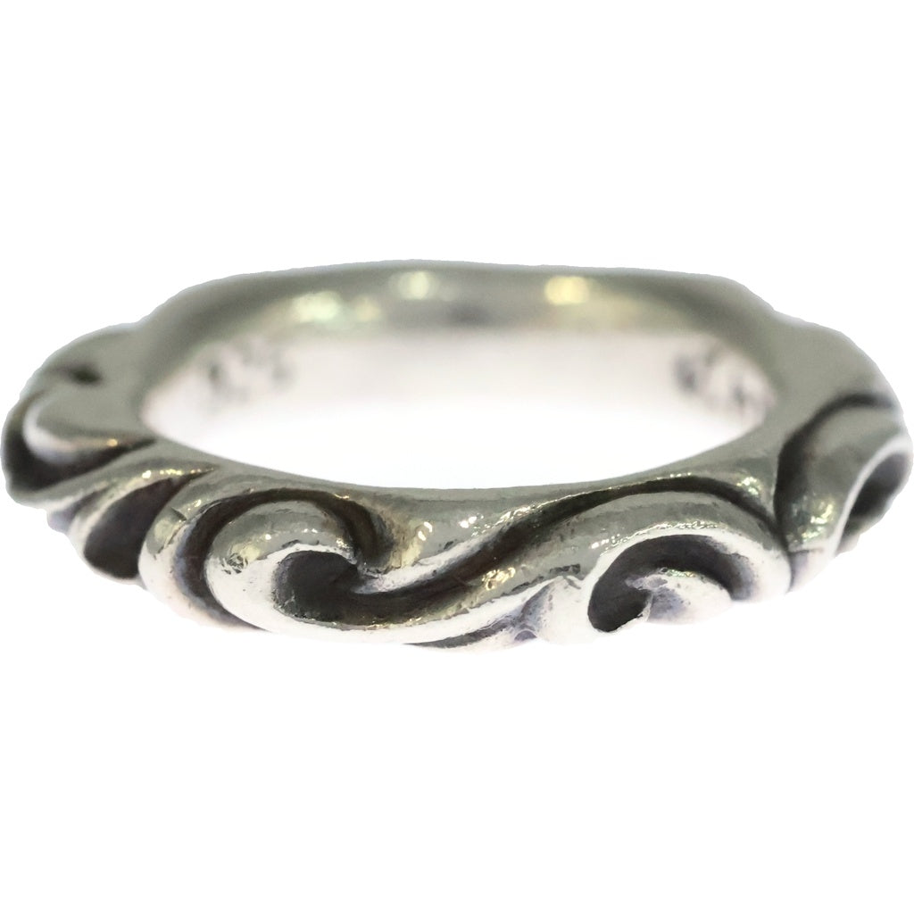 CHROME HEARTS(クロムハーツ) SCRL BAND スクロールバンド リング シルバー BCA351